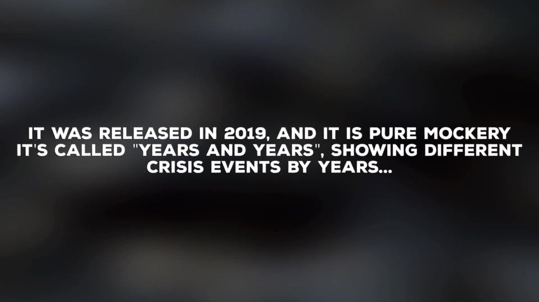 ⁣Predictive Programming from the series 'Years and Years'